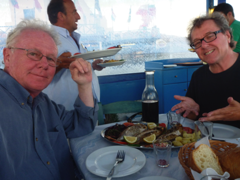 Delicasys ashore on Sifnos