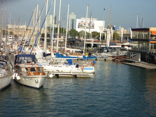 View from the foot bridge.